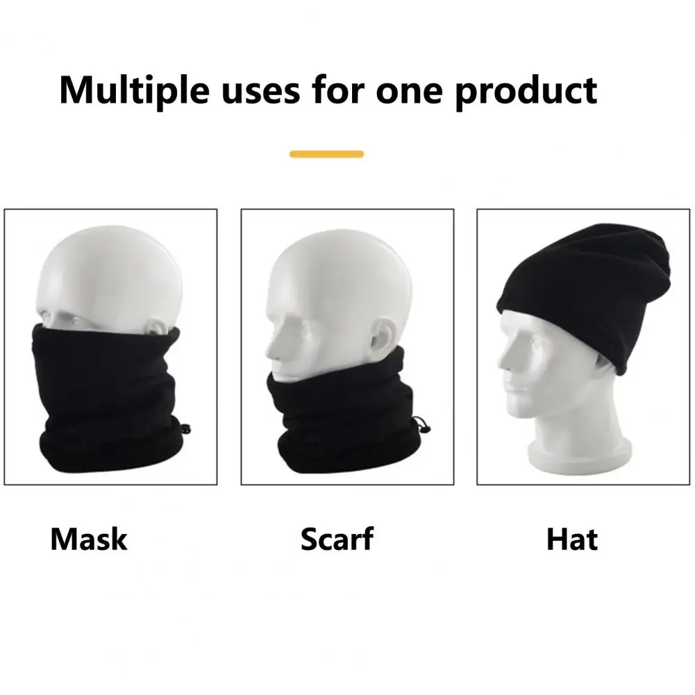Neck Gaiter Delicate Fleece Lining Multifunctional Motorcycle Cycling Neck Gaiter for Sports