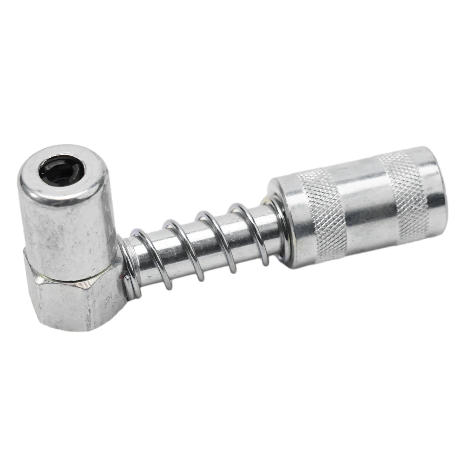 

Practical GreaseNozzle Adapter 90 Degree Efficient Galvanized Grease Fitting Tool With Sleeve 3000-4500PSI Carbon Steel