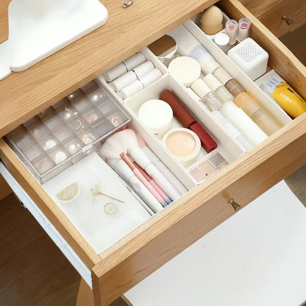 Furniture Hardware Side Mounted Drawer Rails 2 Section Slide Runners For Home Storage Cabinet Closet Metal Track