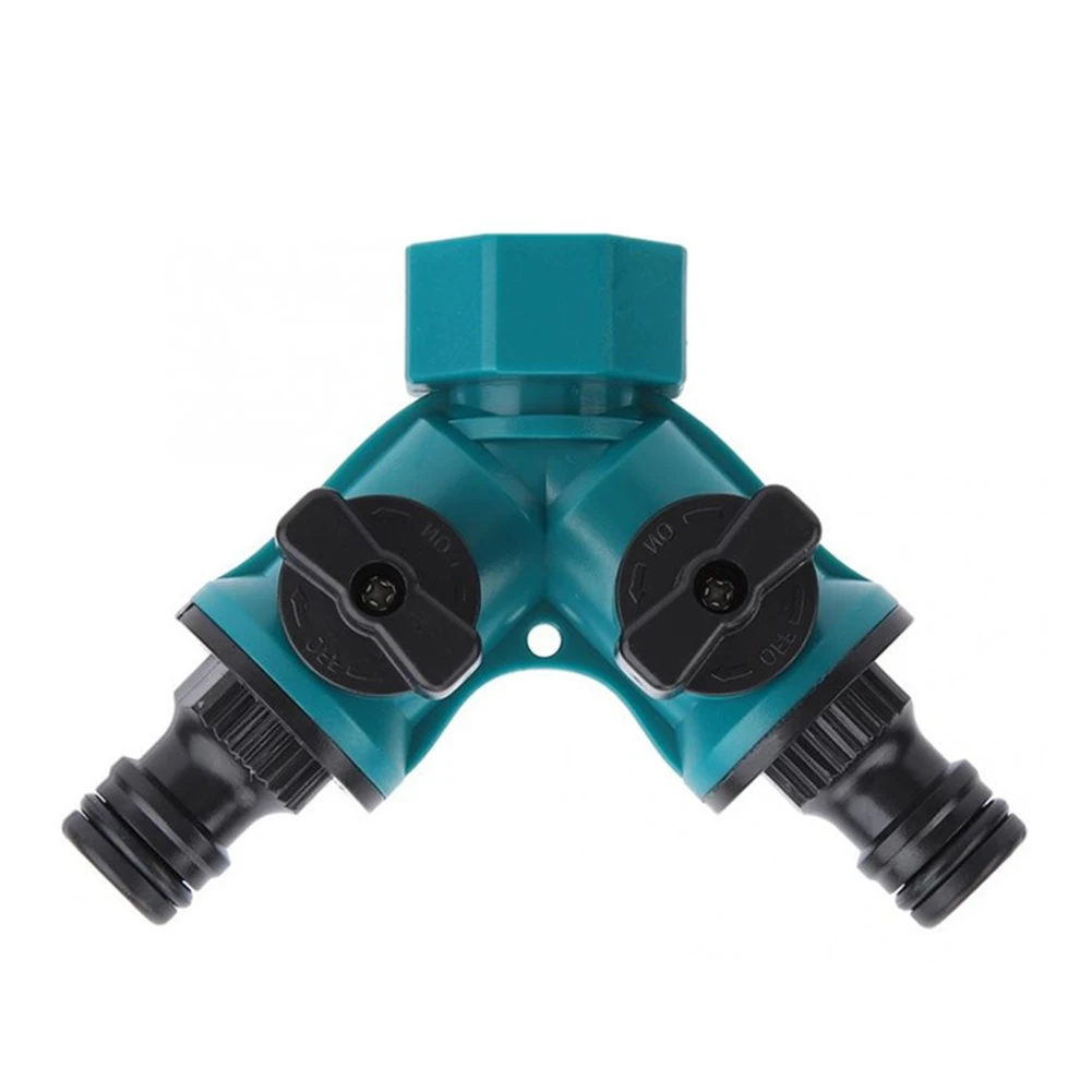 Accessories Water Quick Connector Tap Hose Valve Water Diverter Connectors for Garden Plastic Splitters 10*9.5cm 2 Way