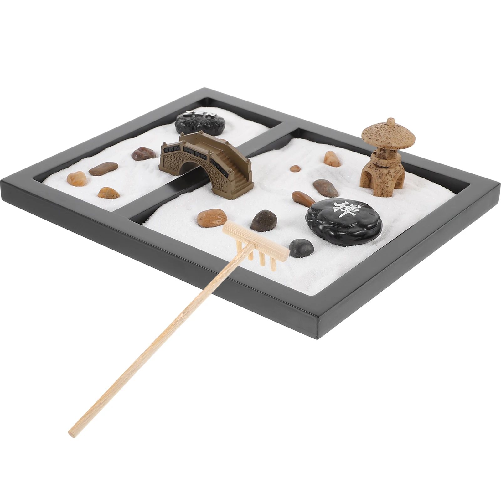 Ornements en pierre simulée, jardin Zen, paysage Miniature, décoration de Table de sable de bureau, méditation relaxante, jouet d'intérieur