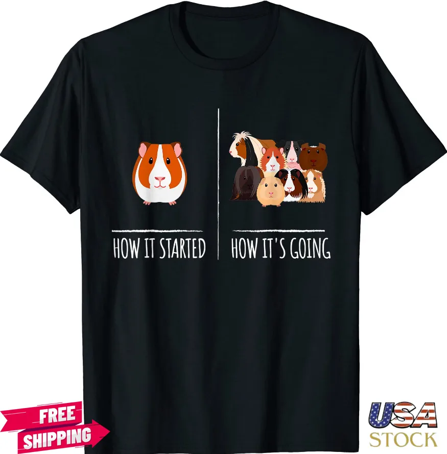 

Guinea Pig Lovers Meme Pun Funny Pet Guinea Pig Unisex T-Shirt