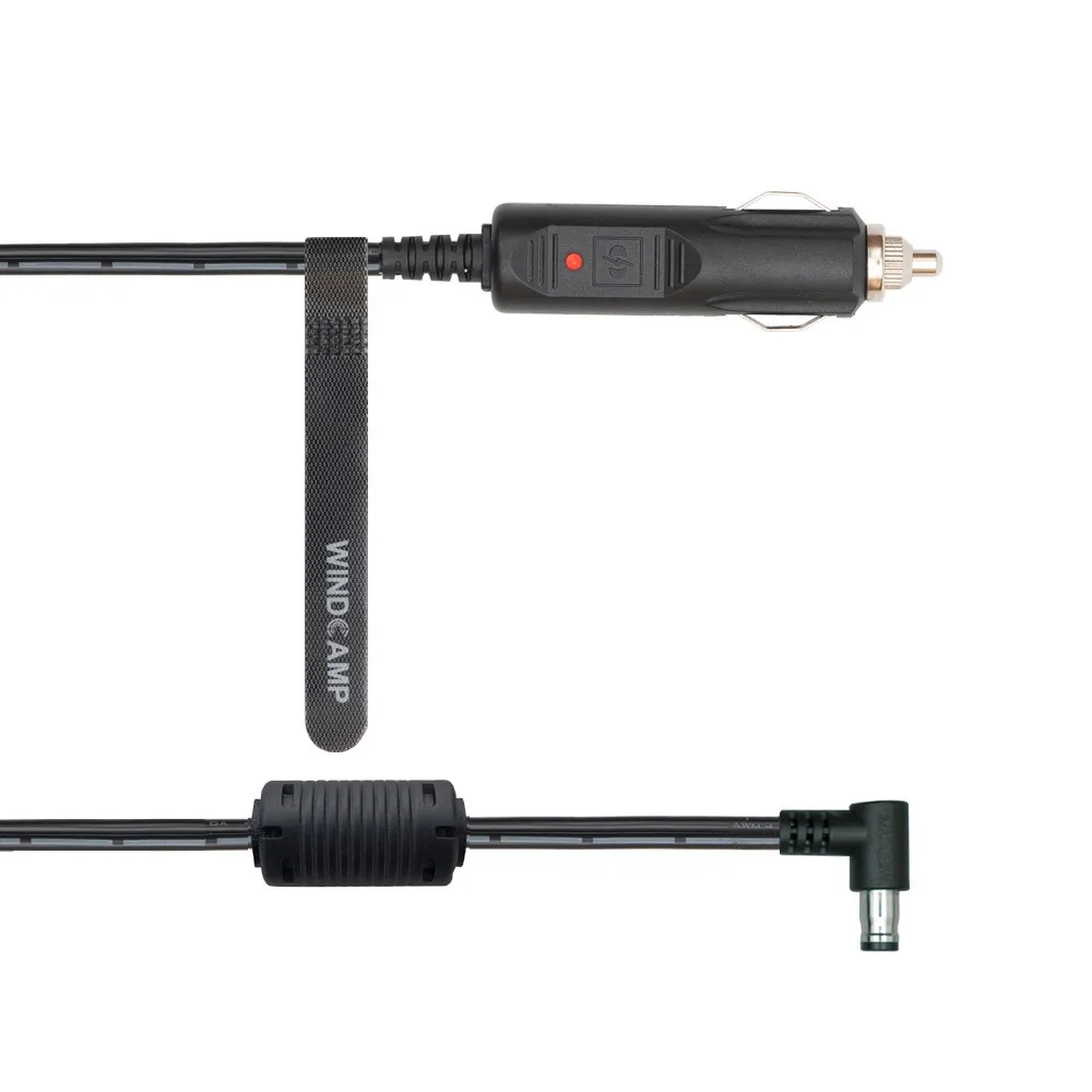 WINDCAMP Cigarette Lighter Adapter Cable for FTX-1 Field with Ferrite Core AWG18 1.5m
