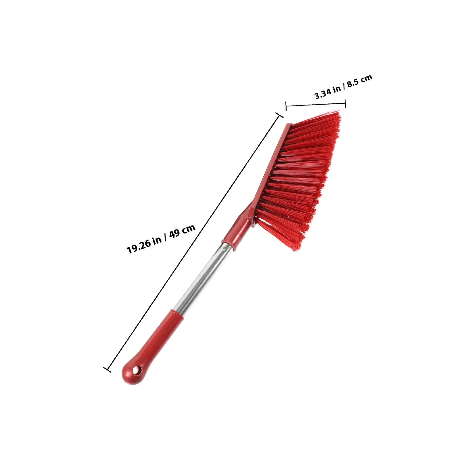 2Pcs Dusting Brush Hand Broom Soft Cleaning Brush Compact Lightweight for Sofa Bed Car Instrument Kitchen Bench Upholstery Home