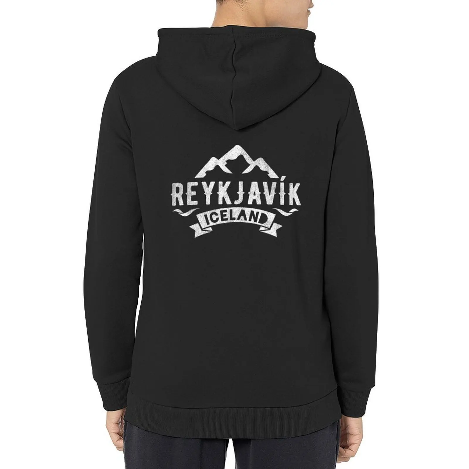 

Vintage Reykjavik Iceland Hoodie korean clothes autumn jacket men men's autumn clothes men wear hoodies for men
