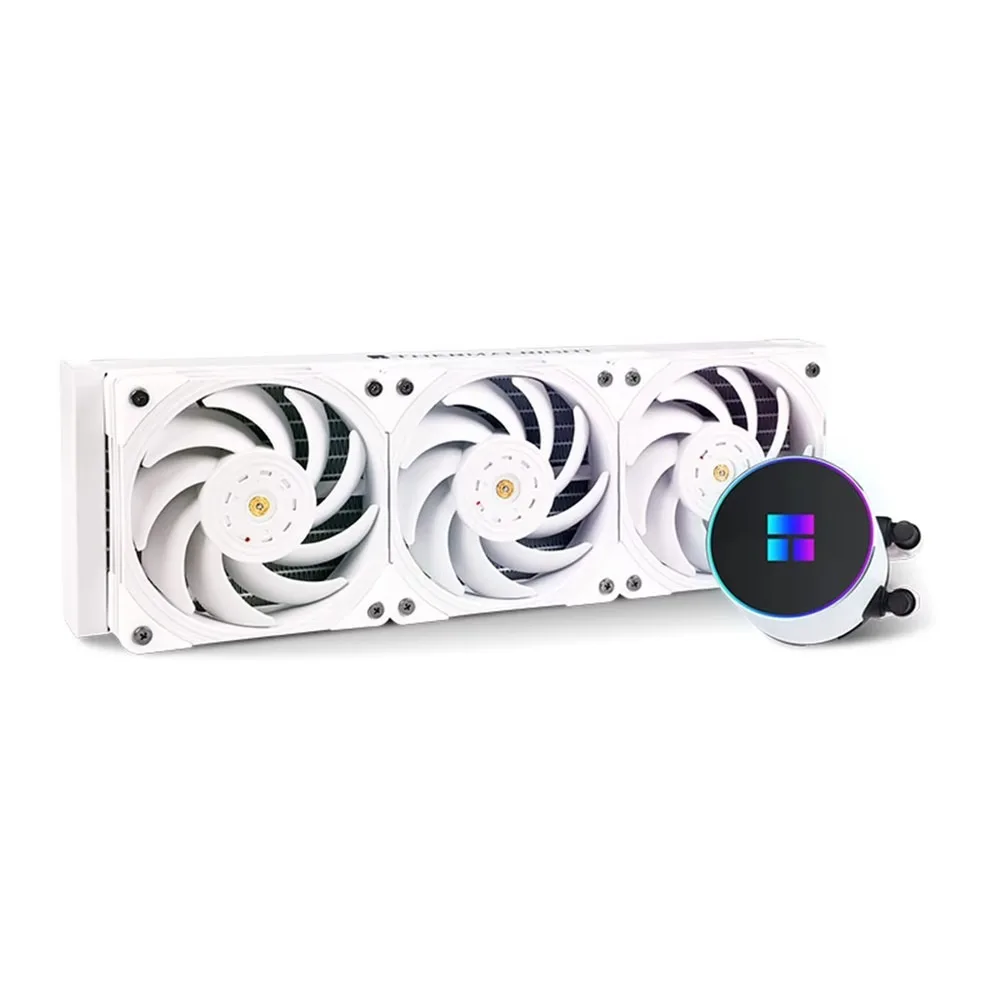 Frozen Magic 360 Scenic V2 CPU Liquid Cooler, 3X120mm PWM Fans, Copper Aluminum Radiator, 28.1dBA Quiet PC Water