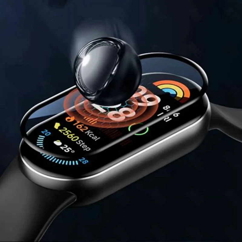 1-3 pezzi pellicola proteggi schermo per Xaomi Mi Band 9 3D copertura completa anti-graffio pellicola protettiva morbida in TPU per Xaomi Mi Band 9