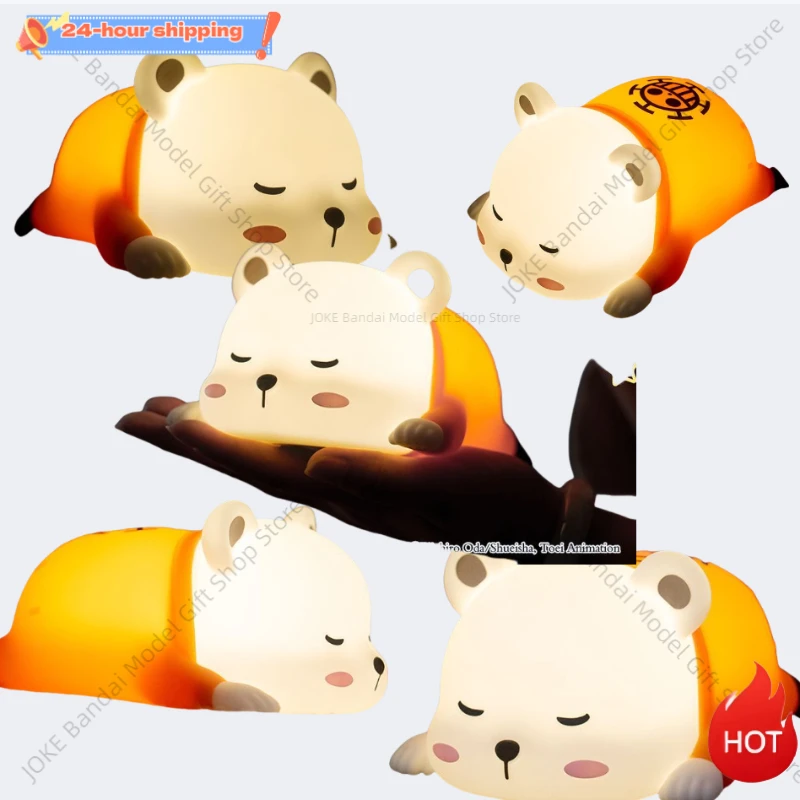 

One Piece Bepo Pats Little Night Light Anime Peripheral Internet Celebrity Bedside Tabletop Eye Protection Light Children Gifts