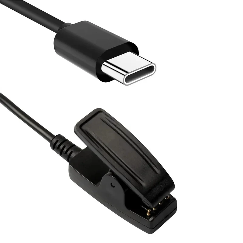 1pc-2pc Chargers for Garmin Lily 2/Approach S20 Smartwatch Charging Cord USB A+C Cables Forerunner 35/35J/230/235/630/ 645 Music