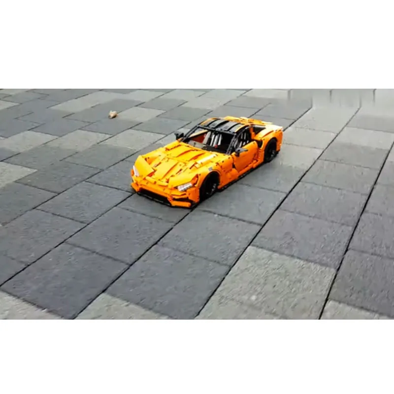 MOC-43401 クラシックニュー 1:8 スポーツアイコニック スーパーカー レーシング ビルディングブロックモデル、3206パーツ、男の子の子供の誕生日おもちゃギフト