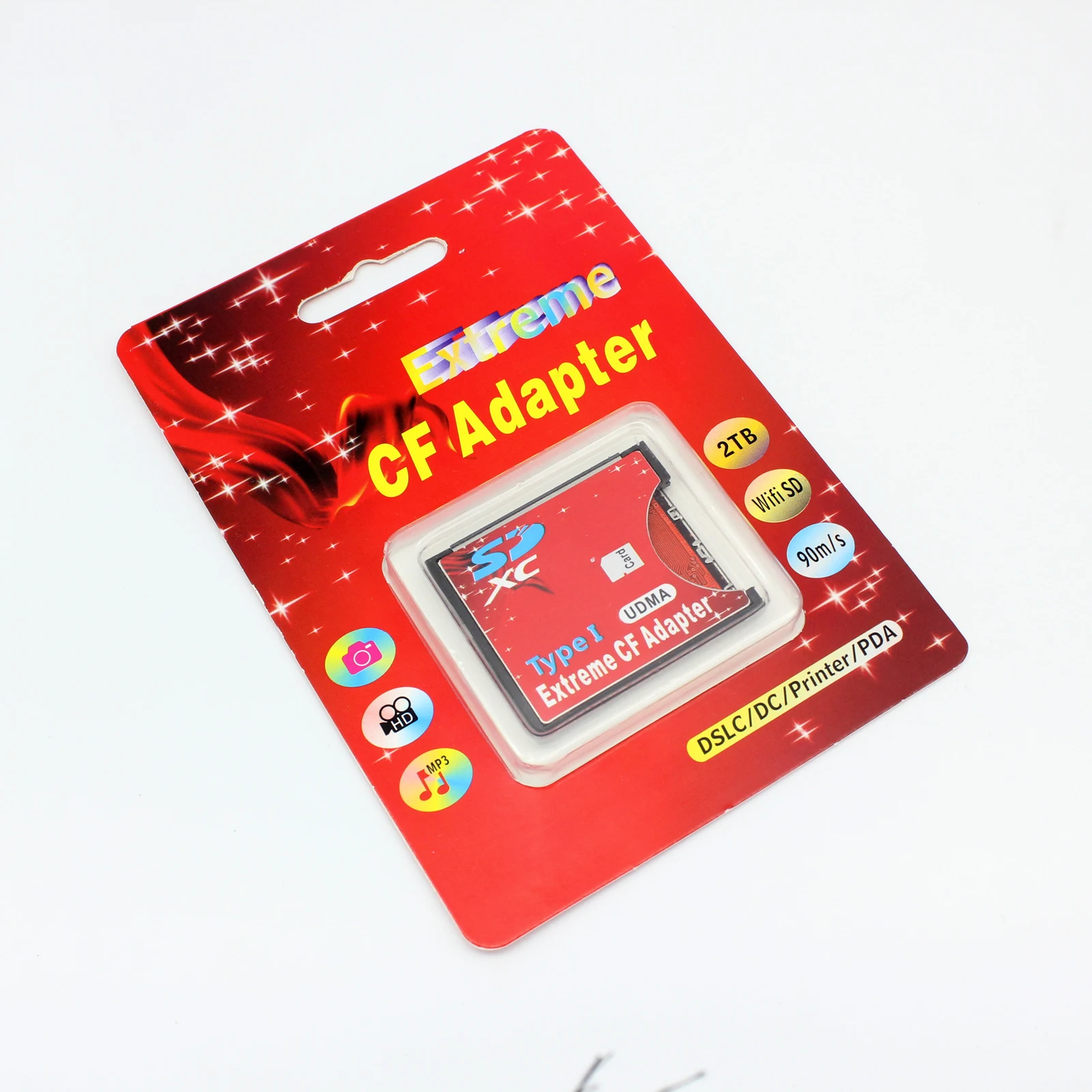 The Original SD To CF Card Sleeve Supports Wireless WifiSD Card Type I Adapter, Canon Nikon SLR Thin Card Sleeve