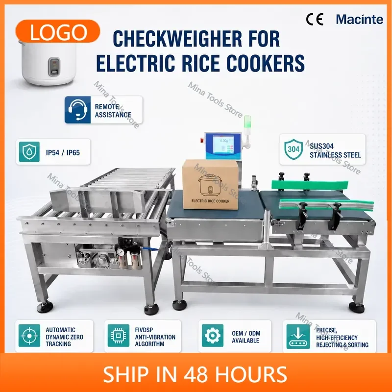 Heavy Industrial Checkweigher Scale for Large Loads Automatic Conveyor Weight Inspection System