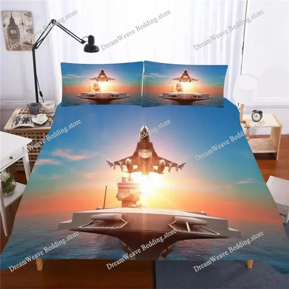 

Airplane Fighter Duvet Cover KingQueen Size,flying Fighter Jet Bedding Set for Kids Teens Boys,modern Cool Airplane Quilt Cover