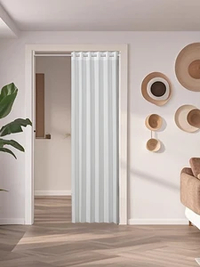 Partición de cortina de puerta plegable de estilo japonés para la cocina de la cocina Pasillo de estudio de la cocina Divisor de la habitación de la habitación 8 Mejor divisor de cama de ventas - №4