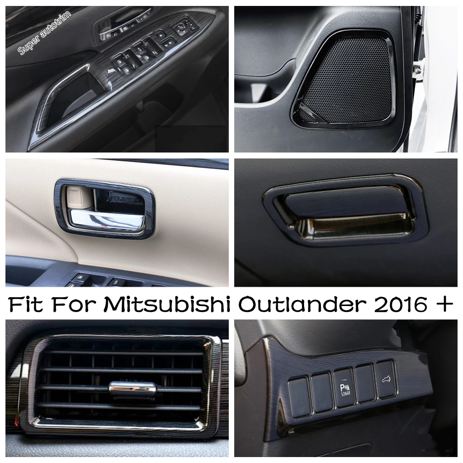 

Window Lift / Handle Bowl / Door Speaker / Glove Box / Head Lamp Cover Trim Accessories For Mitsubishi Outlander 2016 - 2020