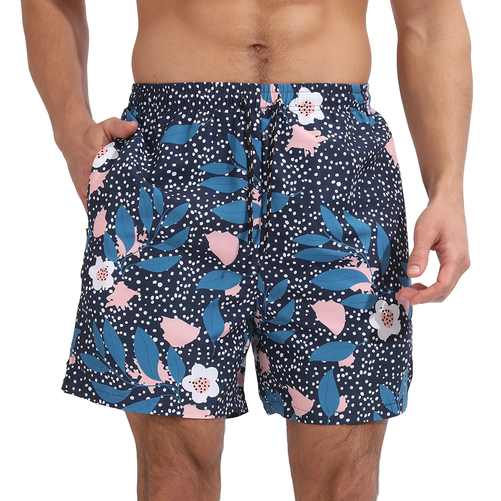 Mens Beach Shorts Siwmwear Board Shorts Luxury Printed 2 in 1 Running Shorts Swim Trunks Beachwear for Male