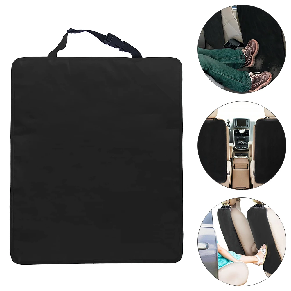 

2Pcs Car Kick Mats Backseat Protector Stable Easy Install Oxford Cloth Anti- Protect Seats Vehicle Rear Backseat