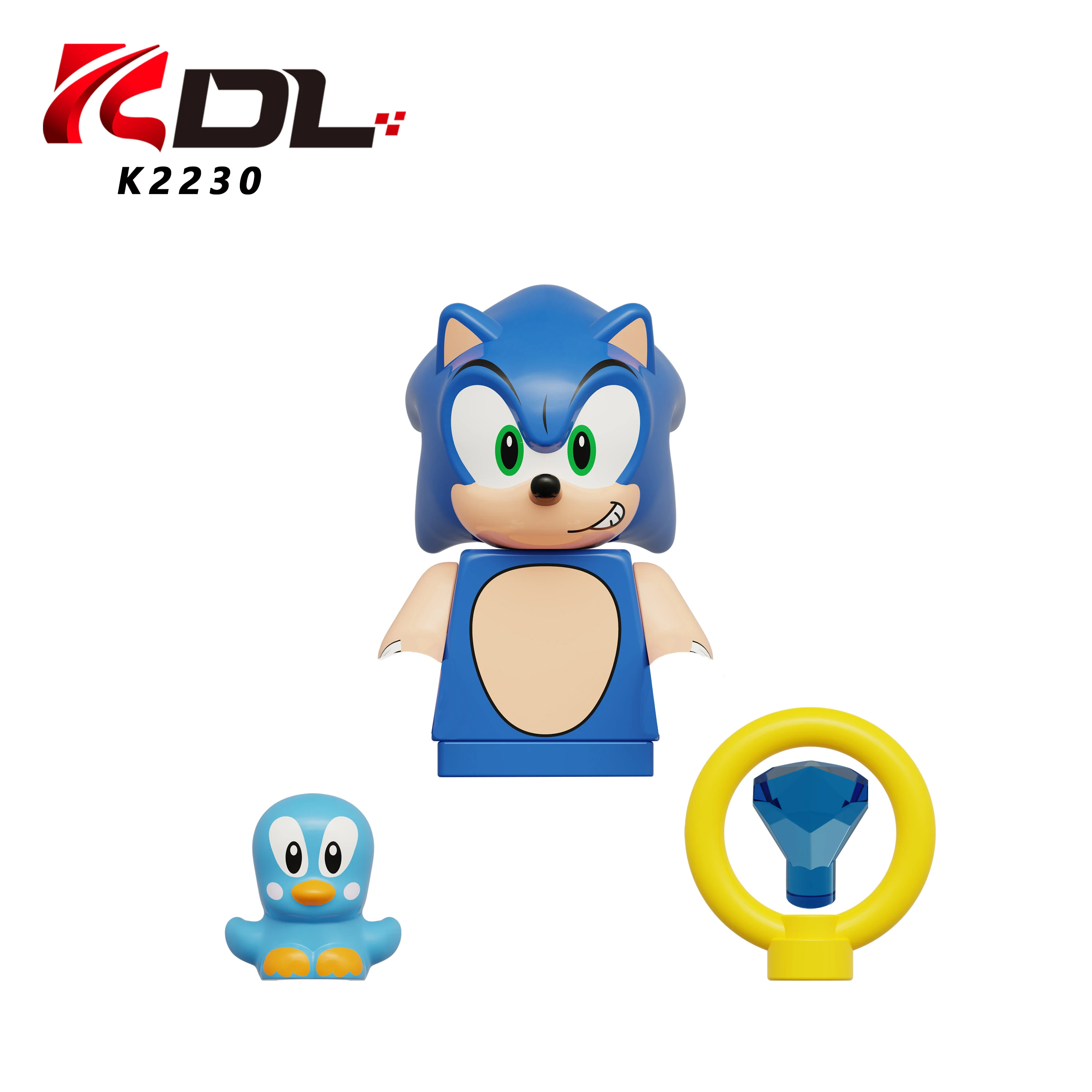 Disney bouwsteen anime stripfiguren Chip Dale Woody Donald Duck Mario mini Assemblage baksteen beeldjes verjaardagscadeautjes