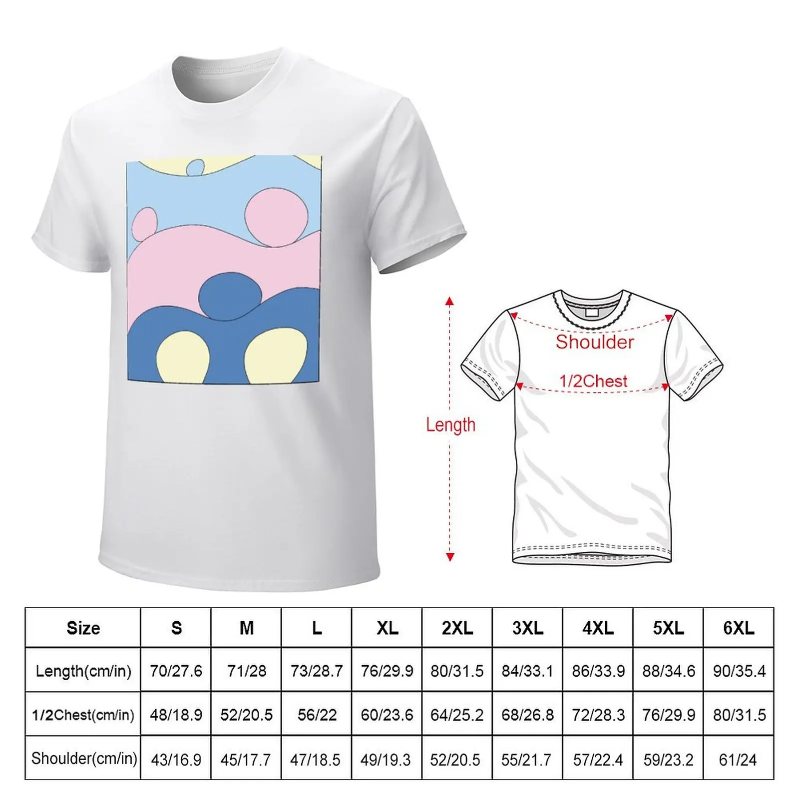 Satisfying pattern T-shirt summer top customs design your own Aesthetic clothing shirts graphic tees men graphic t shirts