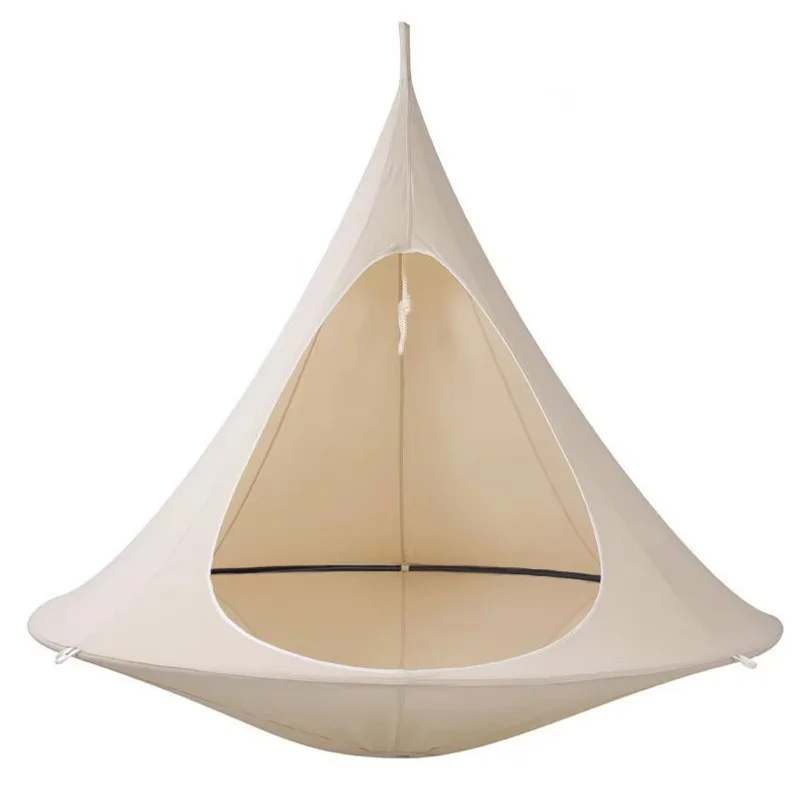 Indoor Hammock Double Cacoon Hanging Chair Weight Capacity 80KG Outdoor and Indoor Use - Hanging Kit Hanging Tent