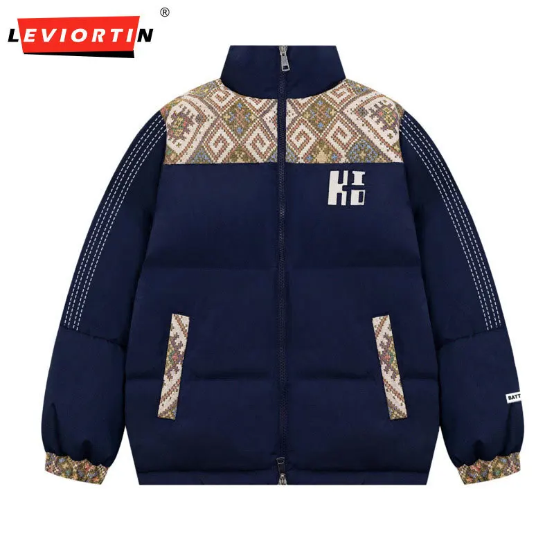 Autumn and winter new design feeling lovers warm fashion thick coat cotton jacket China-Chic retro cotton padded bread jacket