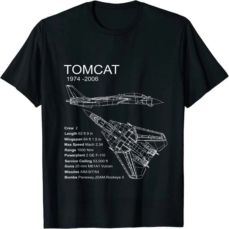 2026 Vintage Oversized Vintage Airplane Blueprint T-Shirt Kids Adults Retro Fighter Crew Neck Short Sleeve Graphic Tee