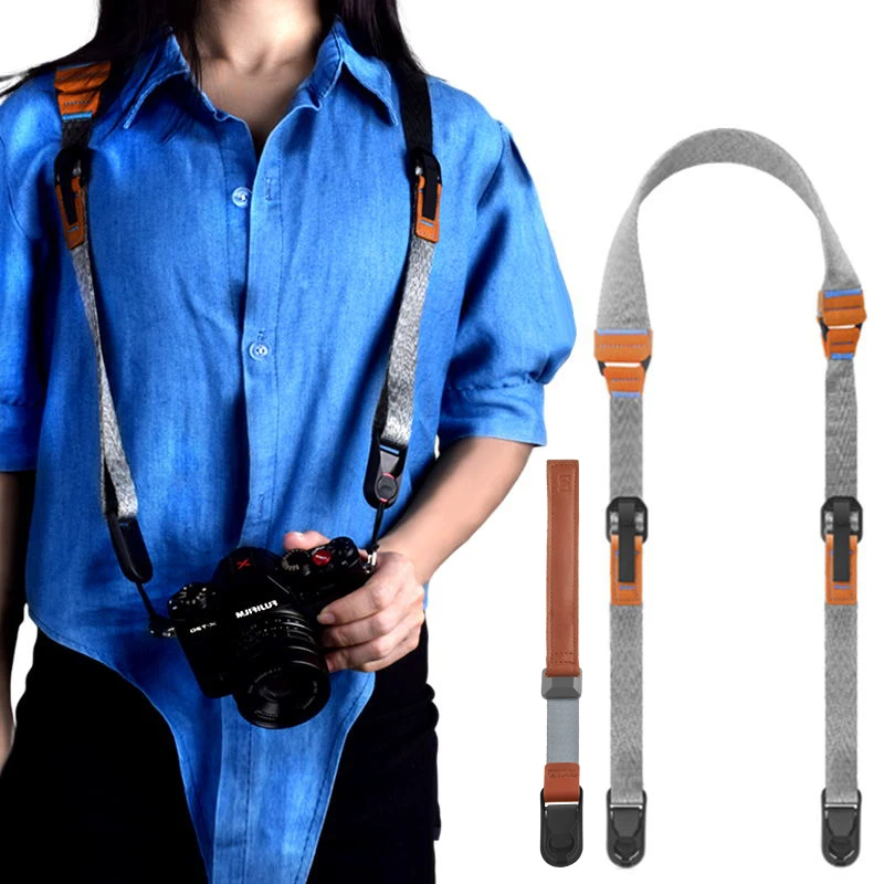 Quick Release camera strap Universal Canon R8 R10  Sony A7R3  Nikon Z30  z9 Fuji Xt5 XT30II  Ajustable Quick Release Wrist Strap