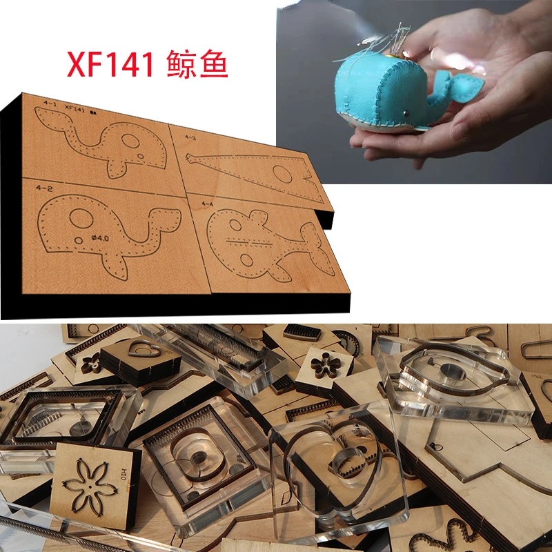 

Small needle and thread storage device Wallet Leather Craft Punch Hand Tool Cut Knife Mould
