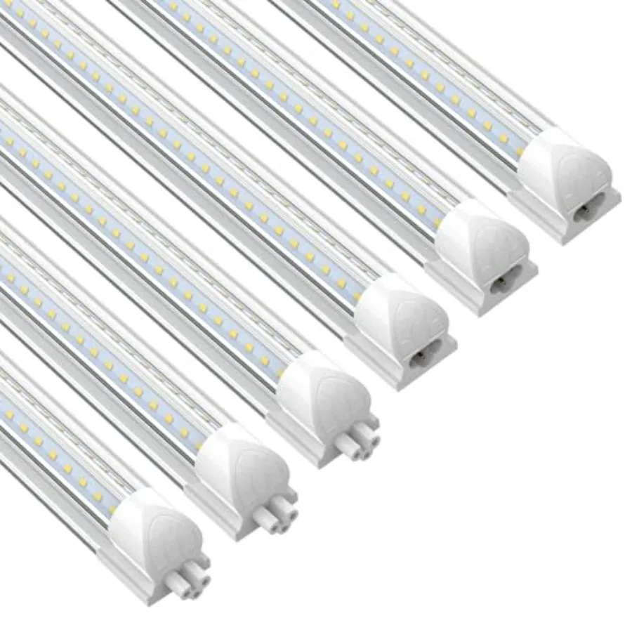 

CNSUNWAY LED Shop Lights 2Feet, 20W High-Efficiency Under Cabinet Lighting 6500K, V-Shaped Linkable T8 Shop Light for Workbench