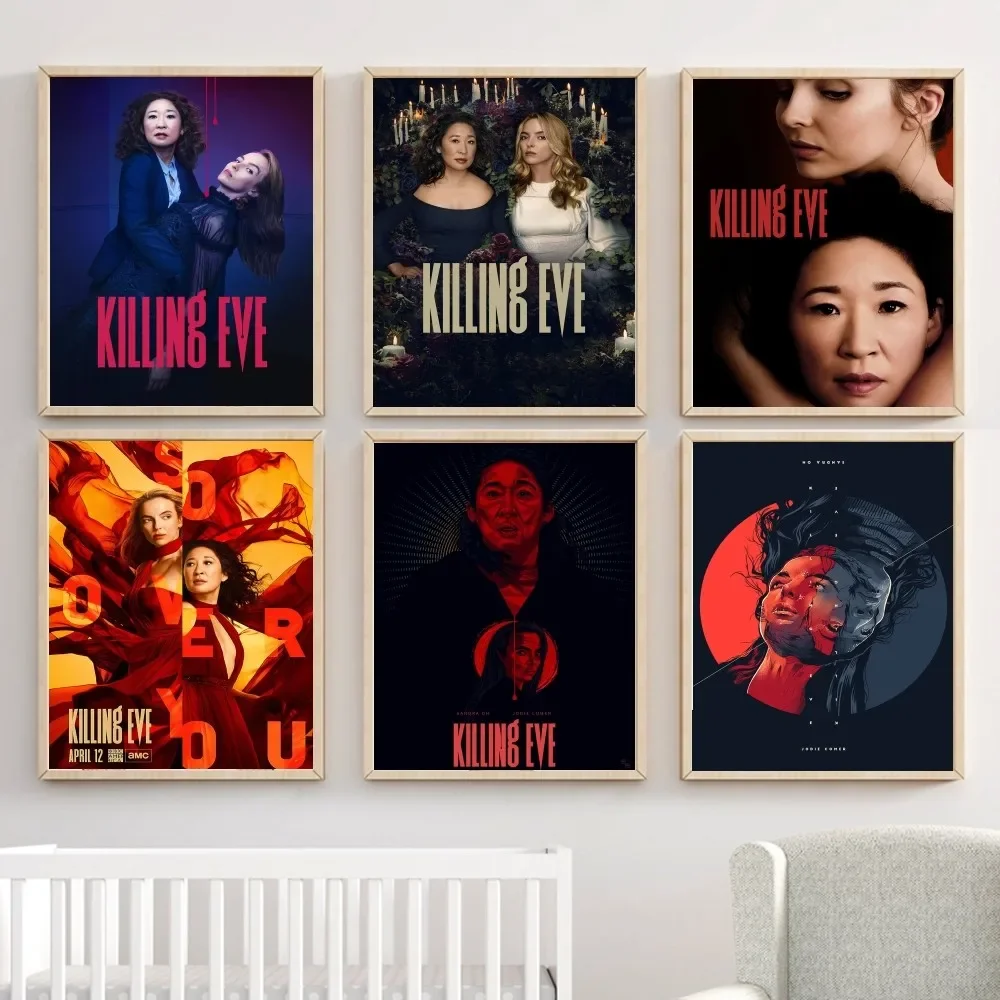 American TV Show Killing Eve Poster Canvas Printing Painting Bedroom Study Studio Living Room Wall Art Decoration