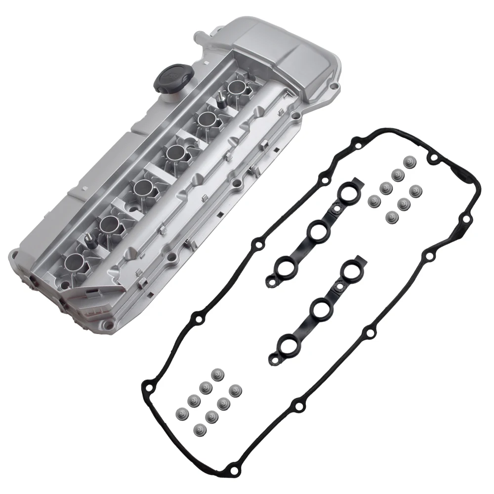 ALUMINUM Valve Cover w/ Gasket & Bolts&Cap for 03-06 BMW 325i 330i 525i X3 X5 Z4