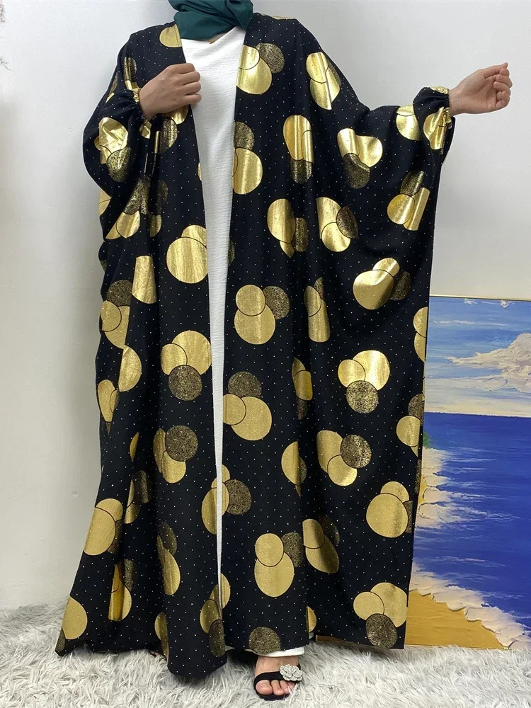 

Muslim Abaya for Women Party Dresses Eid 2026 Bronzing Kaftan Vestidos Arab Cardigan Robe Ramadan Morocco Dubai Jalabiya Abayas
