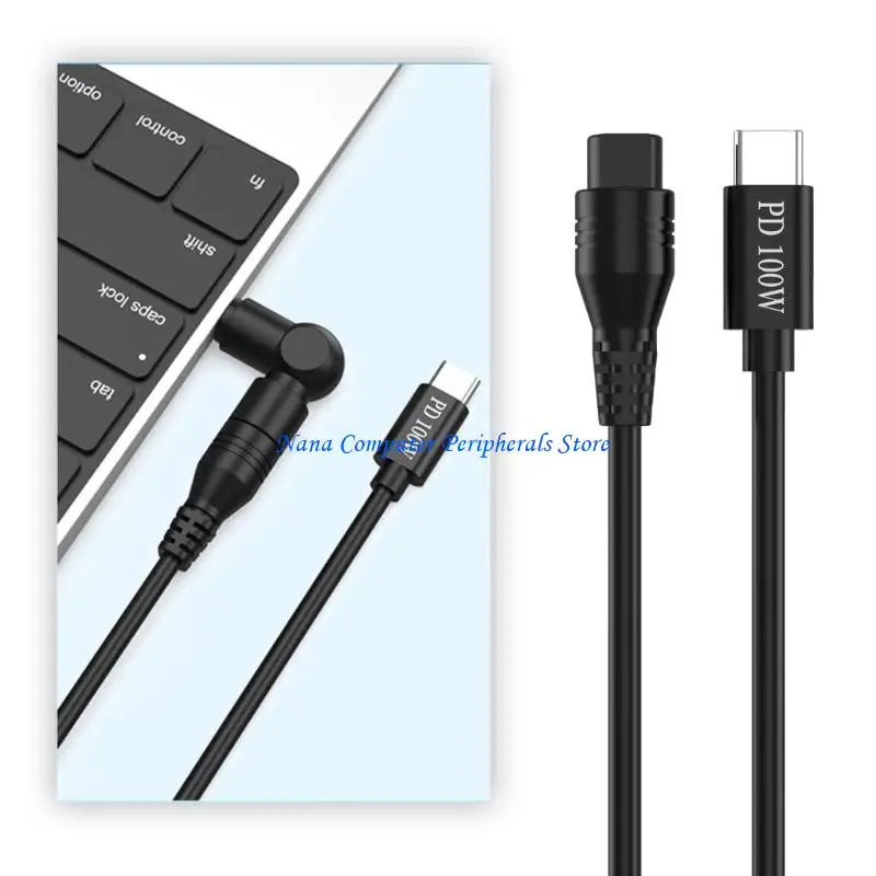 F68C USB C شحن كابل PD100W 13 محولات التوافق العالمي والمحمول