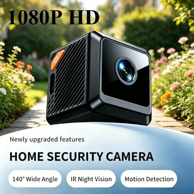 2026 NEUE W02 1080P HD Mini-Sicherheitskamera 140 °   Weitwinkel-Bluetooth-Kamera mit 600mAh Akku, IR-Nachtsicht, 5M Cloud-Speicher