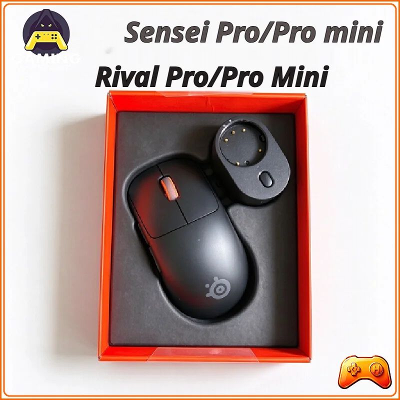 Mouse Gamer Sem Fio SteelSeries Sensei Pro/Rival Pro/Sensei Pro Mini/Rival Pro Mini com Sensor Óptico e Taxa de Polling UWB 8K