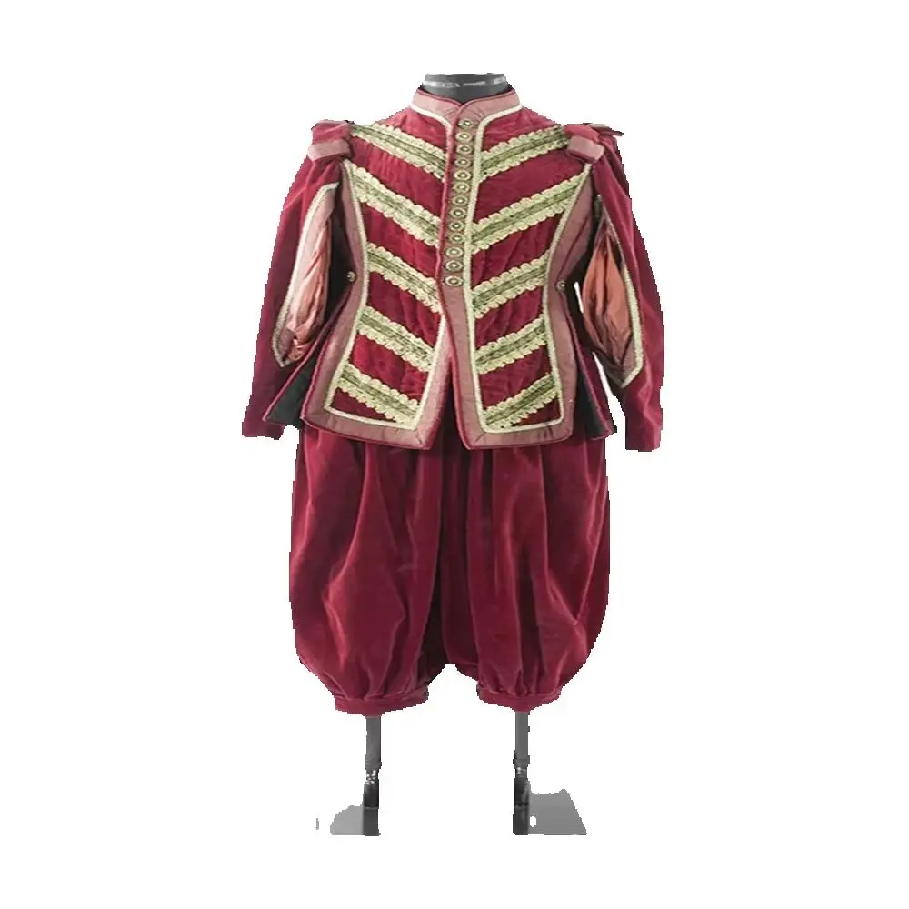

1630s Men's Tudor Elizabethan Period Costume Renaissance King Henry Royal Noble Luxurious Historical Suit