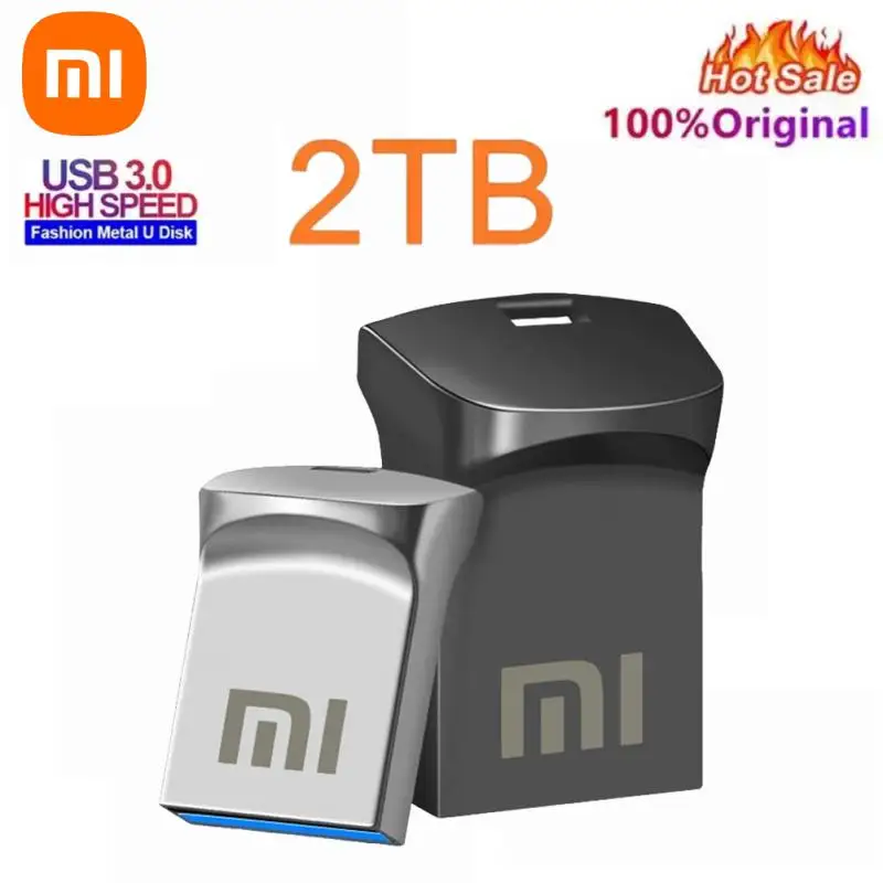 Портативный USB-флеш-накопитель Xiaomi Mini U Disk, металлический водонепроницаемый высокоскоростной Флэш-Накопитель USB 512 типа C на 1 ТБ, 3,0 Гб