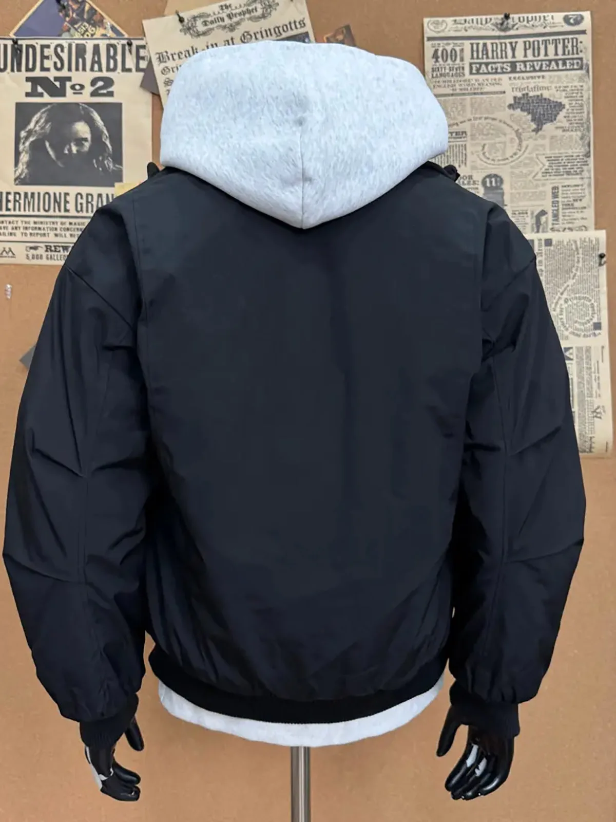 Thickened Cotton Jacket Men's Winter Warmth Resistant Cold Proof Stand Collar Workwear Cotton Coat Outerwear Dark Blue Americ...