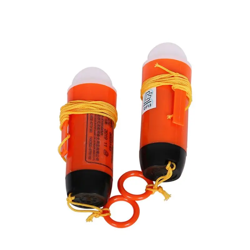 【 Fast Charging 】 Marine Lifebuoy Self Illuminating Float Light, Seawater Life Jacket Light, LED Dry Battery Signal Light, CCS