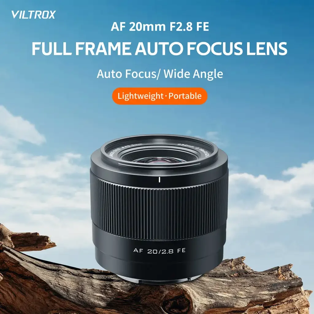 Viltrox 20mm F2.8 Full Frame Wide-Angle Auto Focus Lens for Sony E-Mount Mirrorless Cameras Alpha a7III a7R a7RIII a7RIV a7S a7S