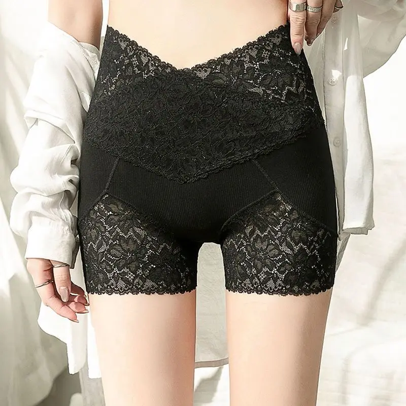 Leggings Women High Waist 6 Colors Sexy Breathable Simple Thin Summer Lace Slim Fashion Leisure All-match Tender Elegant Female