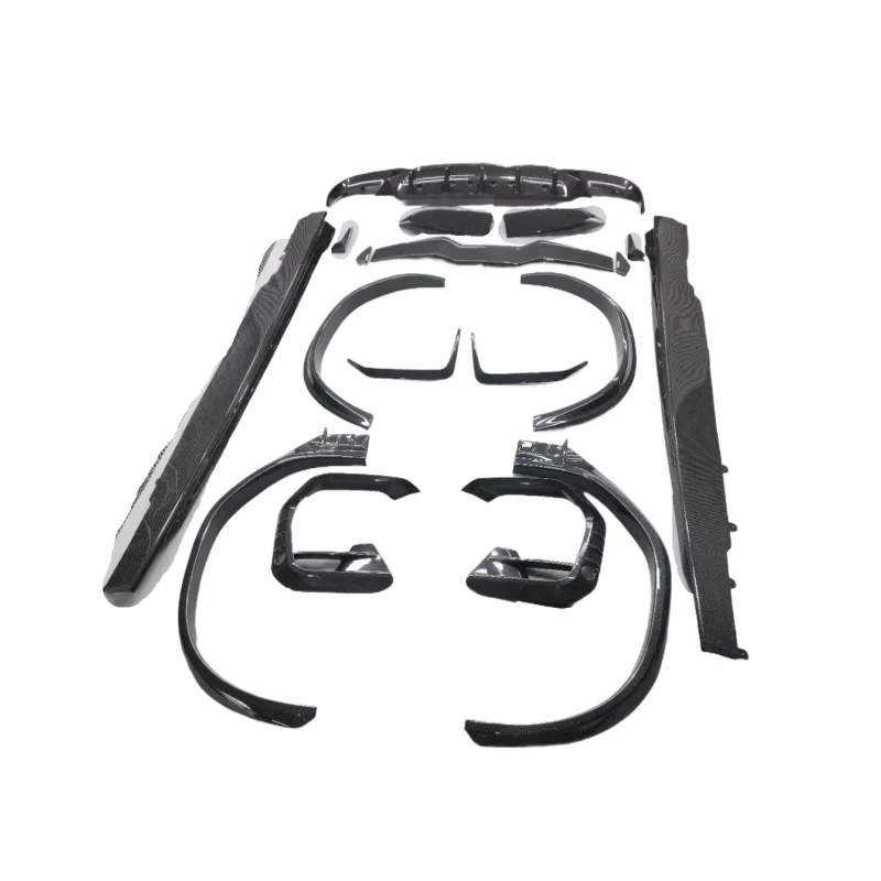 AD Dry Carbon Fiber Body Kit for BMW X6M Upgrade Hood Front Lip Rear Diffuser Spoiler Canards Aerokit Hot Sale Tuning