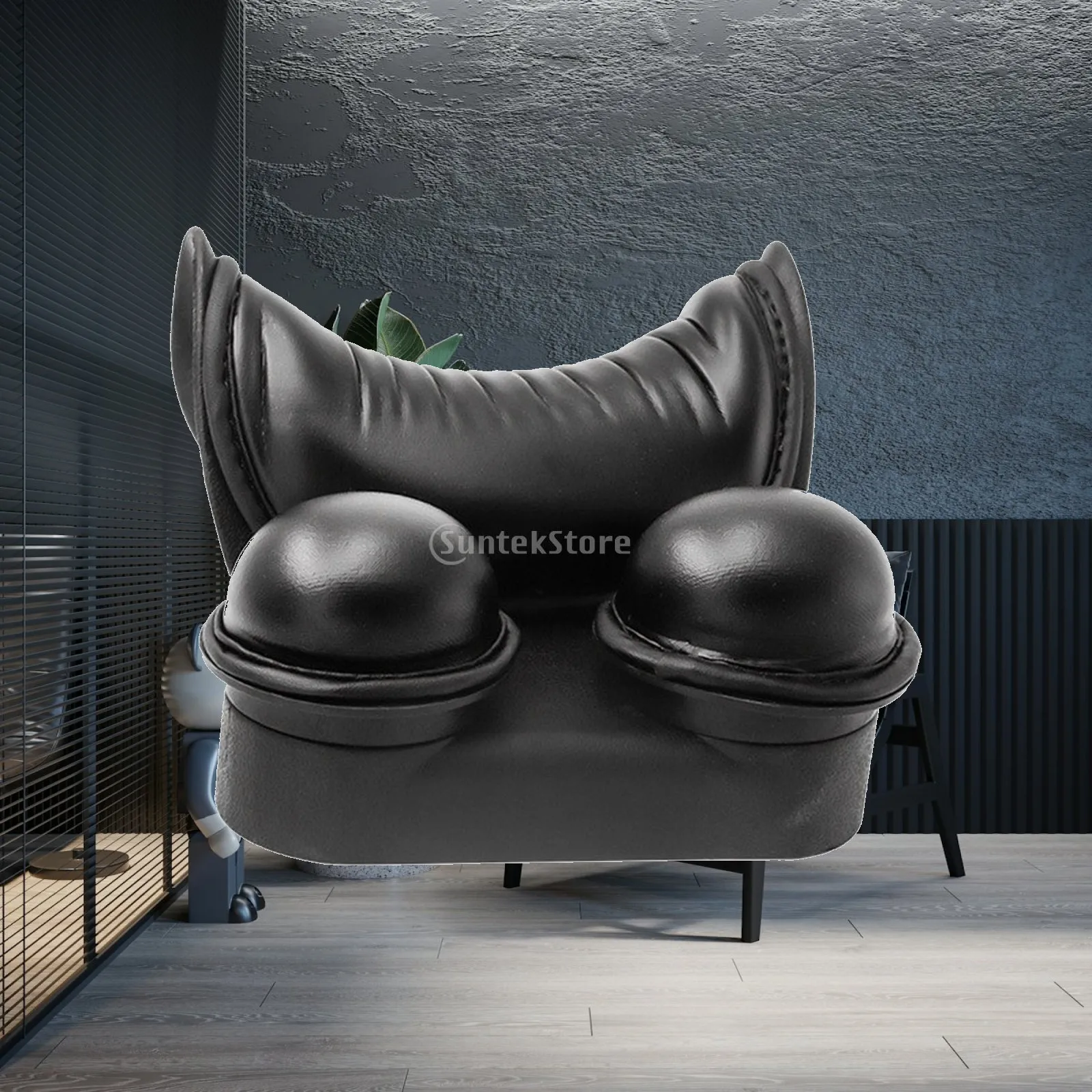 Hair Wash Neck Cushion Silicone Contoured Shampoo Chair Support Pad for Salon Sink Head Rest with Smooth Glossy Surface