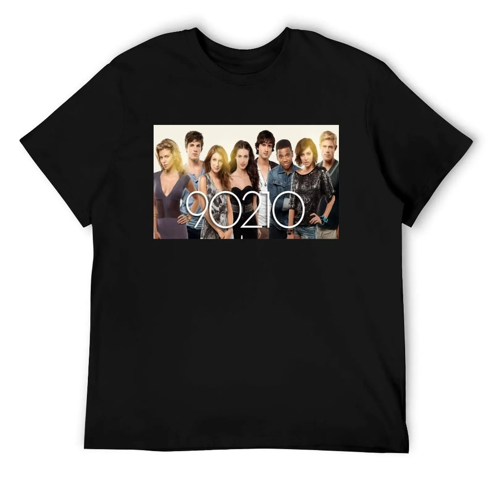 

90210-new cast T-Shirt t shirts for man graphic vintage man t shirt cotton t shirts for man cotton soft T-Shirt