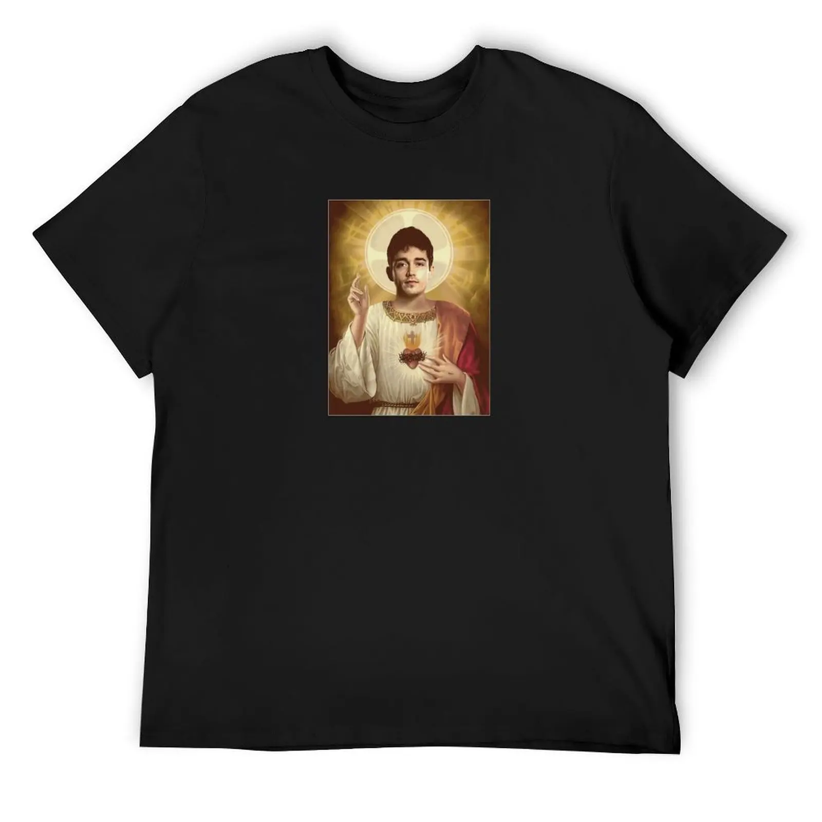 

Charles Leclerc Jesus Essential T-Shirt kawaii clothes vintage t shirts cheap stuff tshirts for men