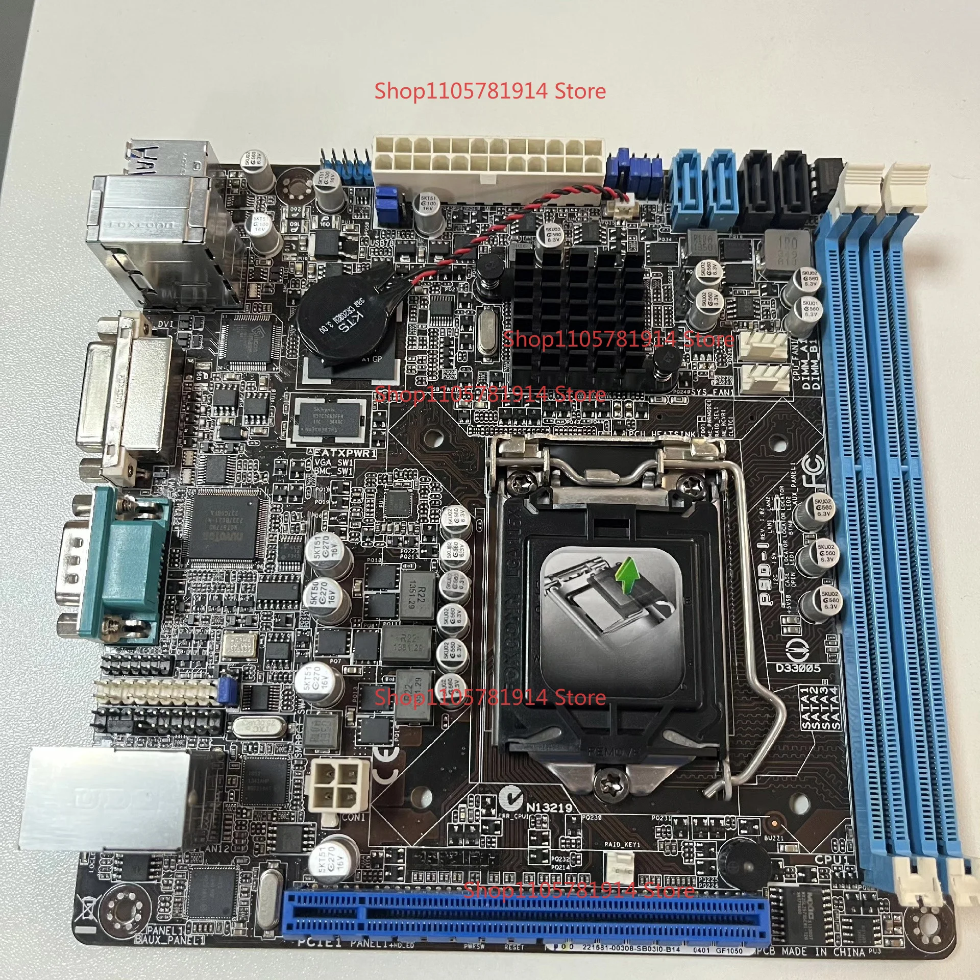 For ASUS P9D-I Mini ITX Server Main Board LGA1150 Xeon E3 V3 Dual Network Port, Industrial Control Storage Main Board