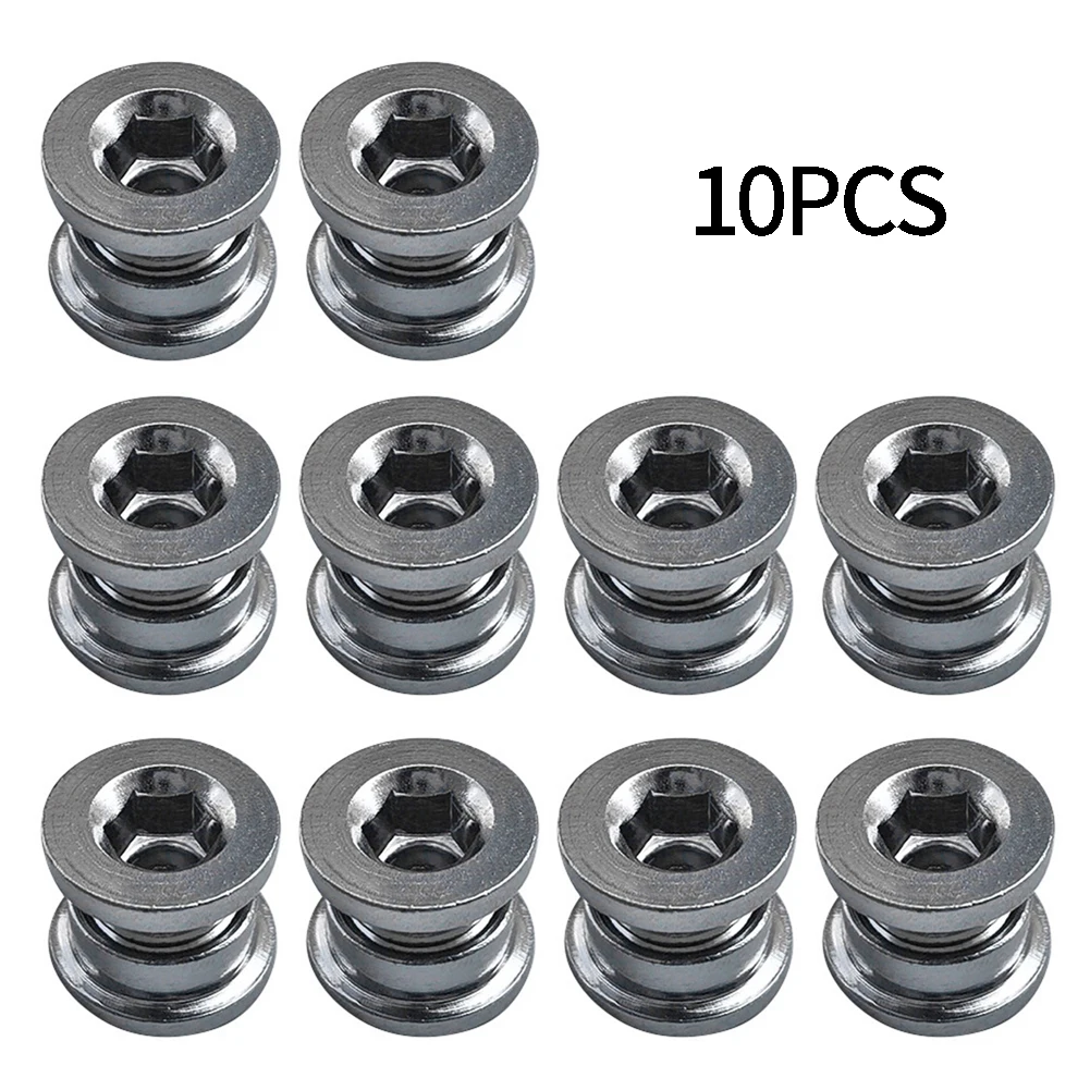 10pcs/set Bicycle Derailleur Hanger Tail Hook M8 Lock Screw Stainless-Steel Bolt Lifting Ear Screw For Frame Fixing Tail Hooks