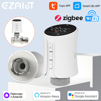 Tuya ZigBee3.0 Thermostat Smart WiFi TRV Radiator Valve Actuator Thermostatic Valve Controller Works With Alexa Google Home