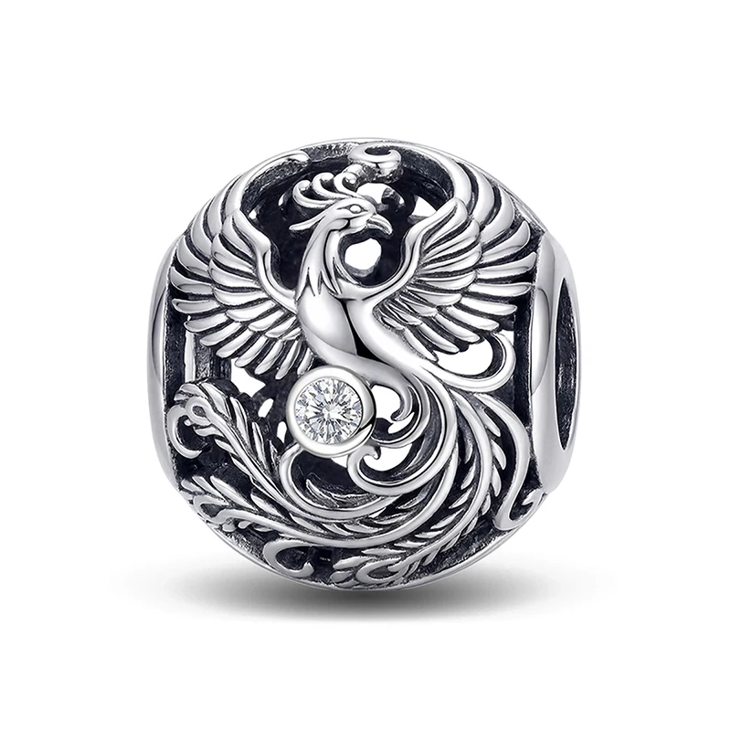 925 Sterling Silber Exquisite Niedliche Himmel-Land-Meer-Tier-Serie Charm-Anhänger für Armbänder DIY Hochwertiger Damenschmuck – Detail 27