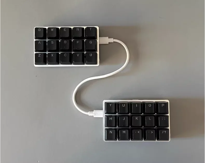 

Mini.X Cool Wired Keyboard Custom 30keys RGB Hotswap Inline Mechanical Keyboard VIAL QMK Ergonomic Teclado Gamer Office Accessoy